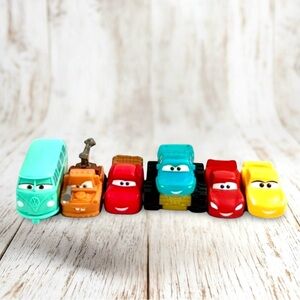🪸 (5/$25) Disney McDonalds Cars on The Road Pullback & Go Vehicles